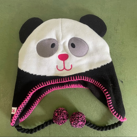 Crocs Kid’s Peruvian Style Panda Hat - Picture 1 of 3